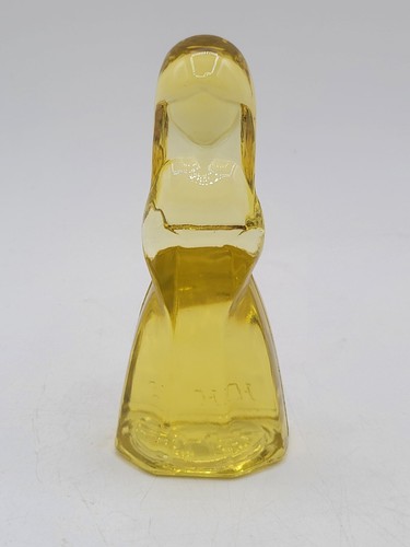 Mosser Glas Jenny Puppe Vi Hunter Goldrausch gelb 1982 4,25" Figur