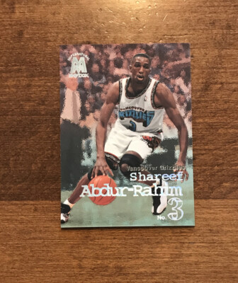 Shareef Abdur Rahim 1998-99 Skybox Molten Metal #131 Vancouver Grizzlies Hawks