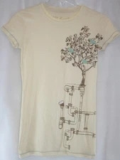 Womens David & Goliath Artsy Fartsy Birds In a Tree Distressed Look Tee T-Shirt 