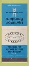 Matchbook Cover - Hamilton Standard United Aircraft airplanes  30 Strike
