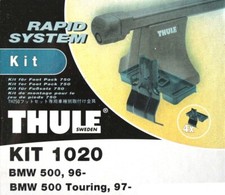 BMW 500 '96- & Touring '97- "Thule Kit 1020" - Neu !