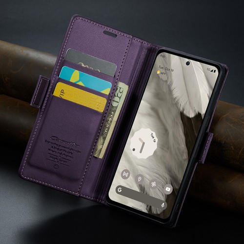 Magnetic Wallet Case Leather Flip Cover for Google Pixel 7A/8A/9A/8/9 Pro XL - Picture 32 of 33