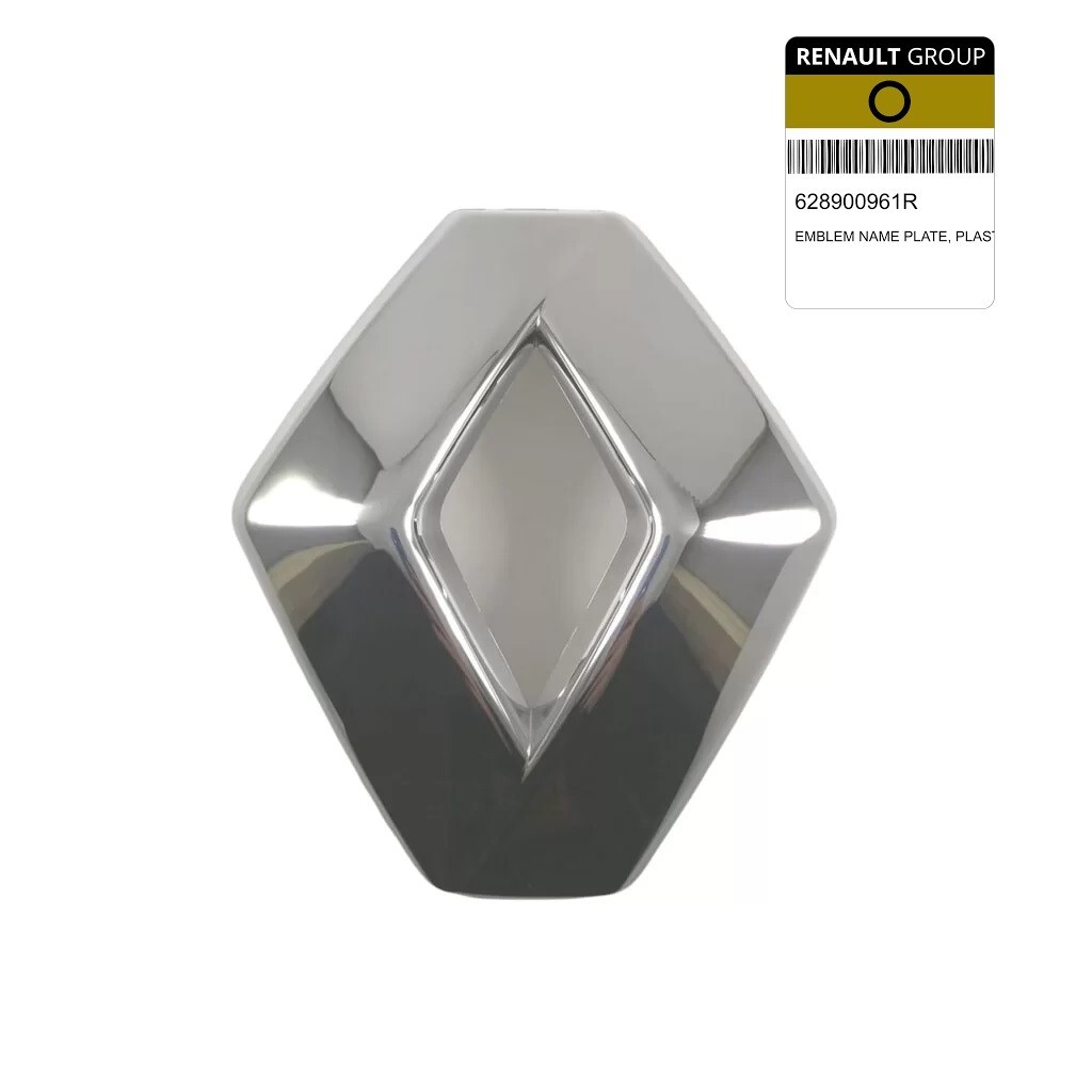 Emblème avant Renault Clio V en chrome premium sigle de calandre neuf