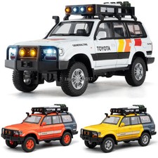 1/24 Land Cruiser LC80 Model Toy Car Diecast Toy Vehicle Metal Pull Back Cars