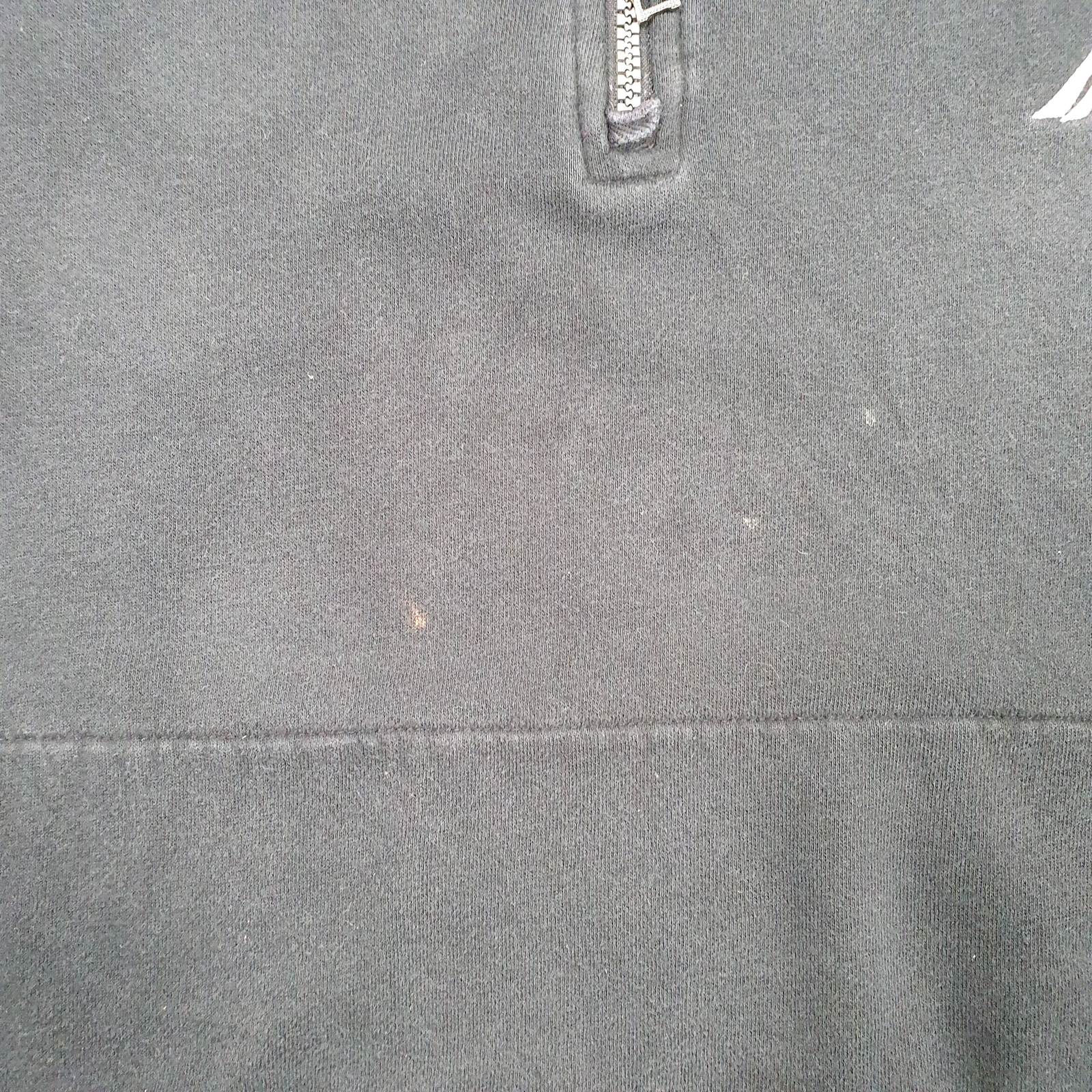 Mens NAUTICA Cotton 1/4 Quarter Zip Jumper Sweatshirt M image 4