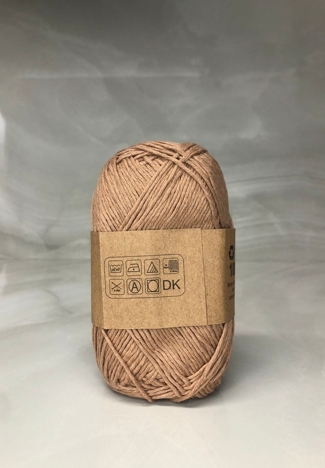 Vintage Cotton 5 x 100g Balls Knitting Crochet Wool Yarn DK Mocha Brown