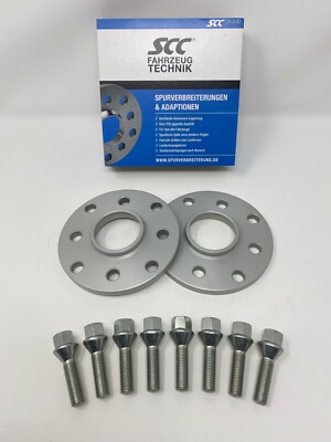 30mm 2x15mm Spurverbreiterung SCC für Renault 4x100 60,1 inkl Radschrauben 