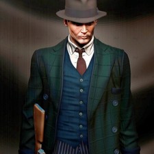 1/24 resin figures model Fantasy Gunner Gangster Man Unassembled unpainted