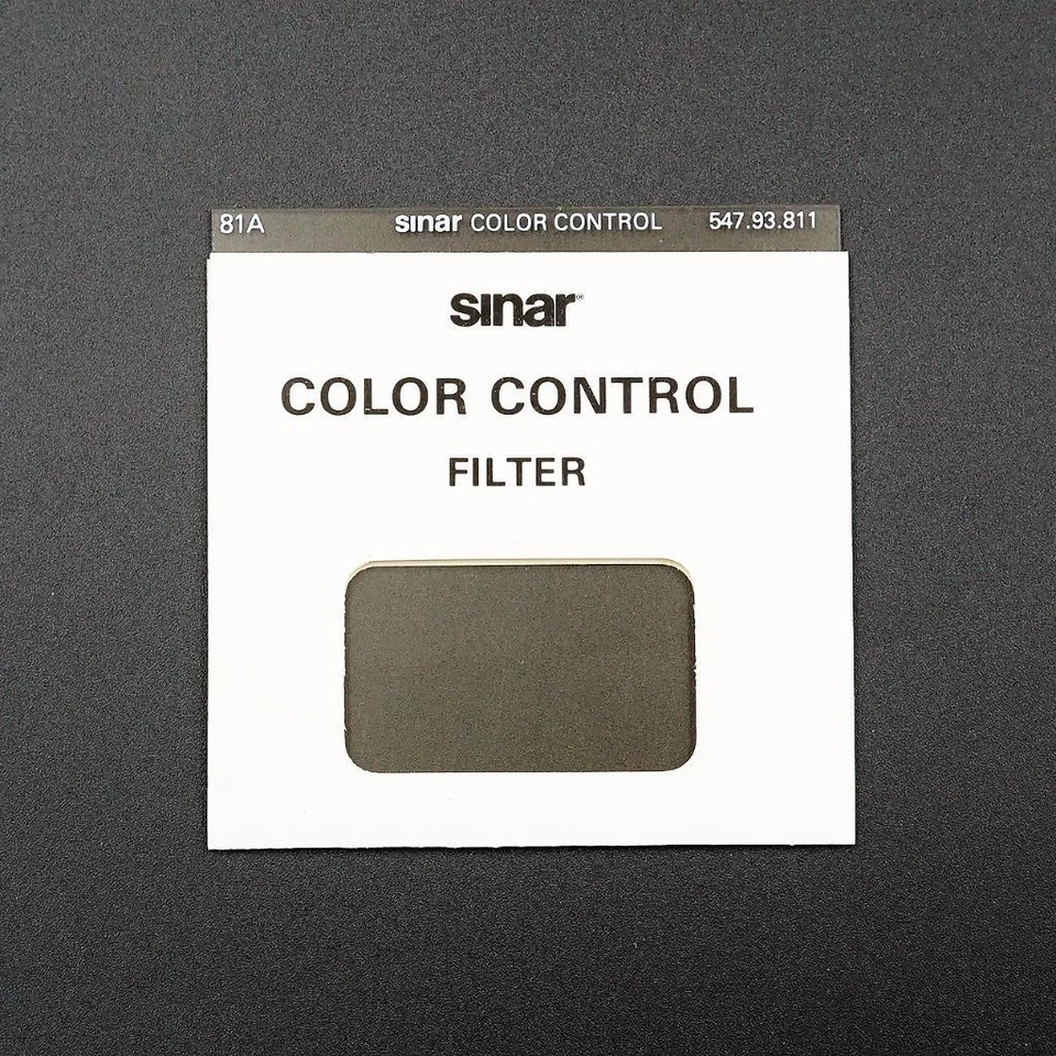 Sinar Color Control Filter 81A 547.93.811 w/ Sleeve - Image 2 of 4