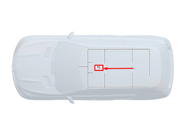 Faisceau de câbles d'éclairage de toit MERCEDES-BENZ EQC A2935400301