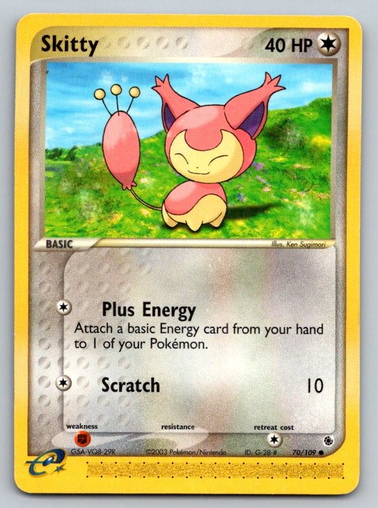 Skitty EX Ruby and Sapphire 70/109 NM
