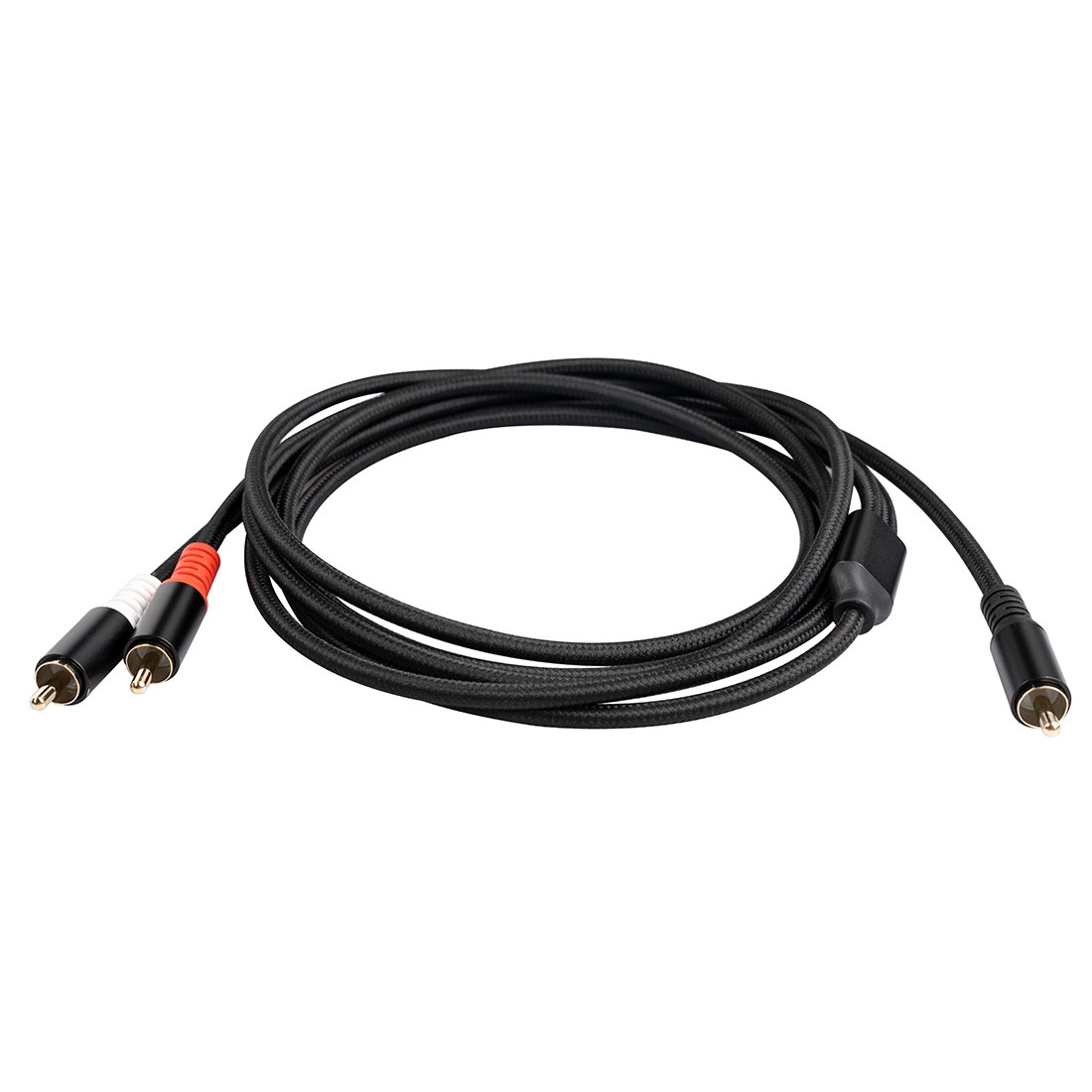 Subwoofer Y Adapter Cable 1X to 2X RCA Audio Splitter 1M