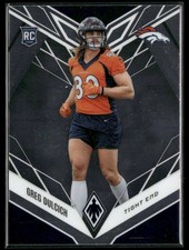2022 Panini Phoenix #147 Greg Dulcich Rookie Denver Broncos