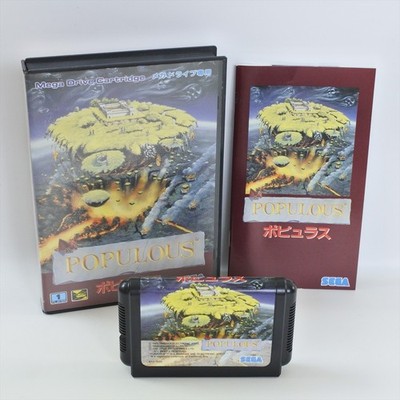 POPULOUS Mega Drive Sega 1672 md