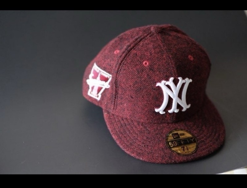 Supreme New Era World Champs NY 'Yankees' Logo Hat Red size 7 3/8
