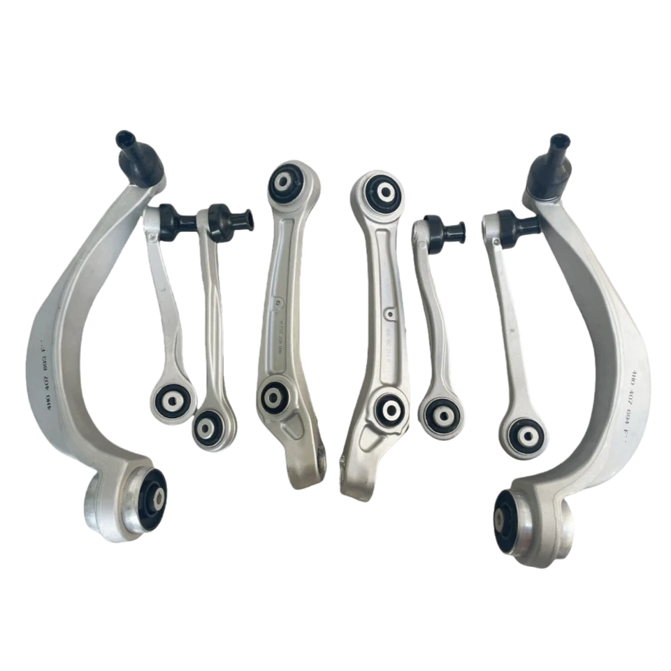8pcs Front Upper & Lower Control Arm Kit For 09-18 Audi A8 Quattro S8 4H0407505E - Изображение 2 из 4