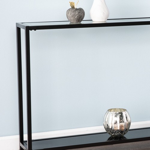 Bergen Narrow Metal Console Table, Dining Room With Open Concept Living Space... - Picture 8 of 8
