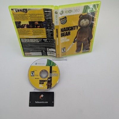 Naughty Bear: Gold Edition Item and Box Only 360 Microsoft Xbox 360 Works