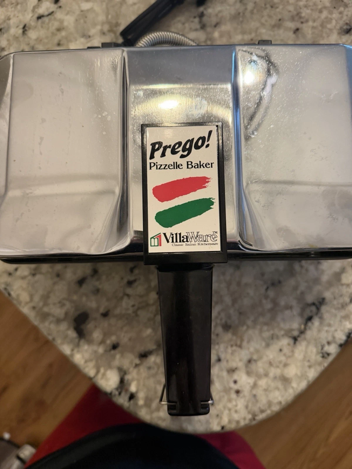 VillaWare Prego Pizzelle Italian Cookie Maker Baker Model 3600-NS Non Stick