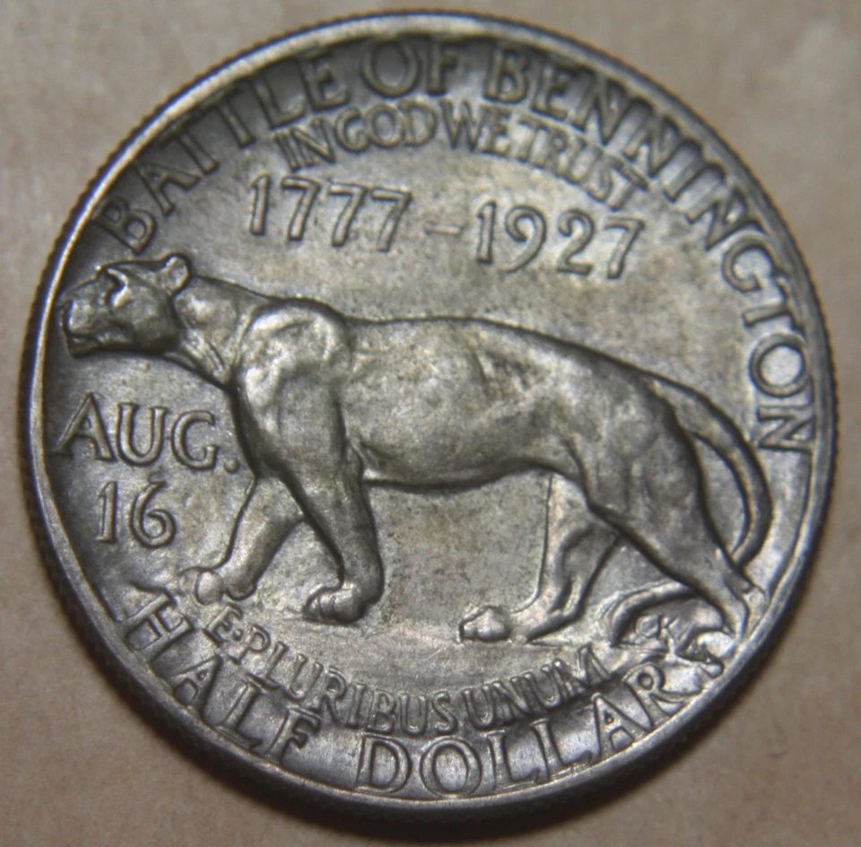 1927 Vermont Silver Commemorative Half Dollar - 50C - No Reserve! - Image 2 of 4