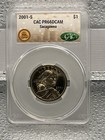 2001-S CAC Pr66DCAM Proof Native American Sacagawa Dollar — photo 1