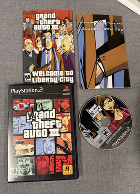 Grand Theft Auto III GTA 3 CIB PlayStation 2 PS2 Complete w/ Map & Manual