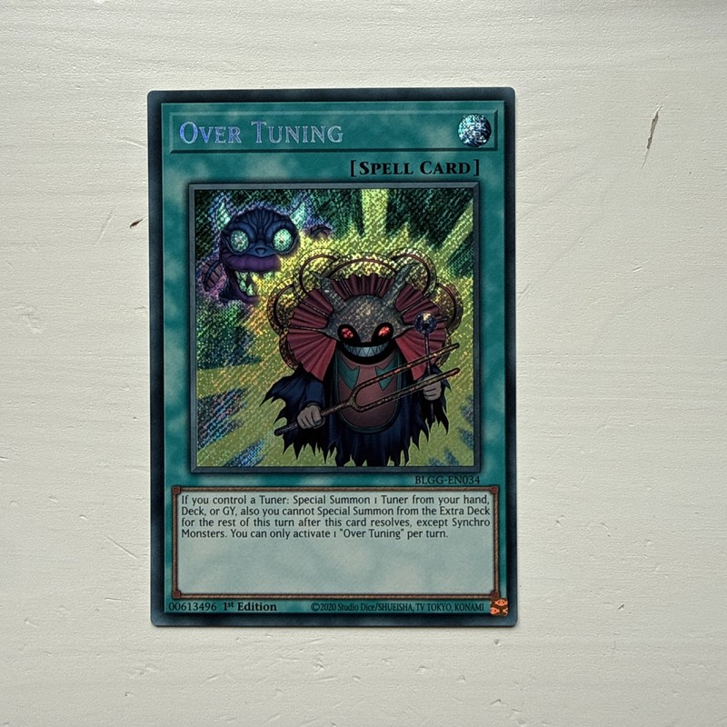 BLGG-EN034 Over Tuning	 Secret Rare Yu-Gi-Oh! NEW