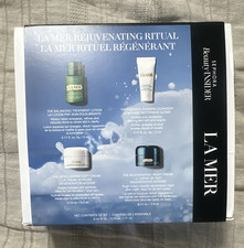 LA MER Rejuvenating Ritual Travel Set Cleanser Cream Night Cream Lotion SPF2