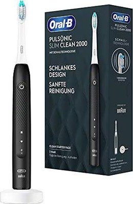 Oral-B Pulsonic Slim Clean 2000 Elektrische Zahnbürste Schwarz