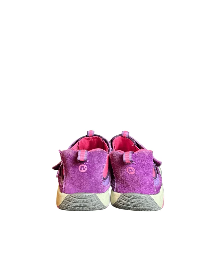 Zapato Merrell Free Roam Hut Mocs Niños Niñas Talla 7 M Rosa Púrpura Foto 3 de 4