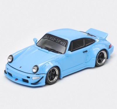 PORSCHE 911 - RWB 964 - sky blue - Fast Speed 1:64