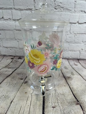 Kaltwasserbehälter Limonade Getränkespender mit Hahn Floral. Marks and Spencer 