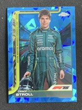 Lance Stroll 2025 Topps Chrome Sapphire Formula 1 F1 Drivers Base #10