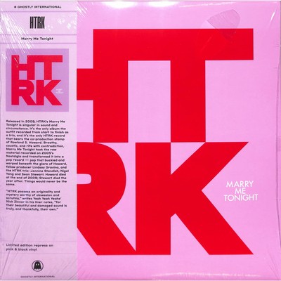 HTRK / MARRY ME TONIGHT (PINK & BLACK LP) / Ghostly International / 00167662 / 