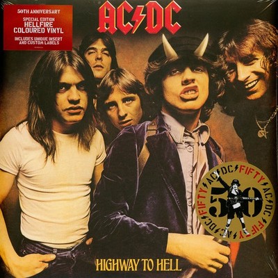 AC/DC - Highway To Hell Indie Exclusive Hellfire Colored  (1979 - WW - Reissue)