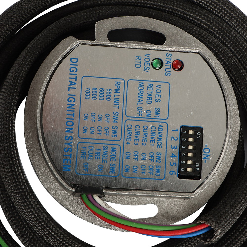 Single Fire Programmable Ignition Coil Kit 53-660 For EVO Big Twin XL Sportster