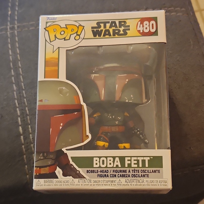 Funko Pop! Star Wars Book of Boba Fett Boba Fett #480 Bobble-Head Vinyl