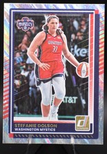 Stefanie Dolson 2025 Panini Donruss WNBA #30 Silver Lava + BASE Card - Mystics