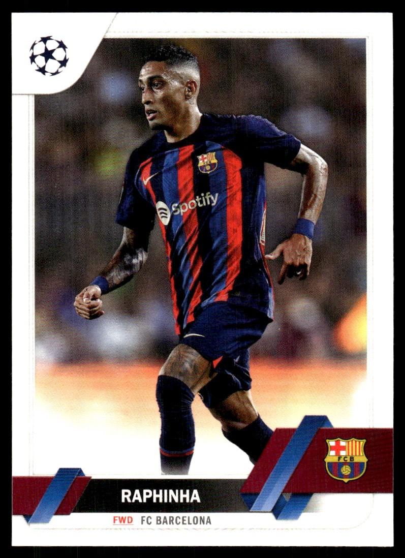 Raphinha 2022-23 Topps UEFA Club Competitions 1st Edition #164 FC Barcelona