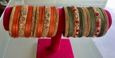 Indische Armreifen  2 Set  Schmuck Armband Ø6cm Bollywood  ideal zum Basteln