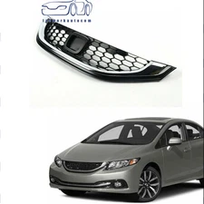 For Honda Civic Sedan 2013 2014 2015 Front Upper Chrome Replacement  Grille