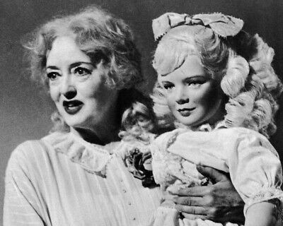 What Ever Happened to Baby Jane? Bette Davis holding Jane doll 12x18 Poster