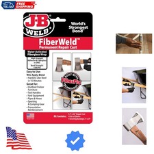 FiberWeld Permanent Repair Cast 2x36 Inch - High Strength Adhesive Fiberglass...