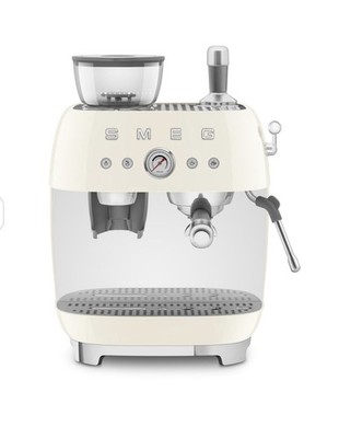 SMEG EGF03CREU Espressomaschine mit Mahlwerk creme 50`s Style NEU OVP