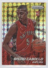 2014-15 Panini Prizm Yellow & Red Mosaic Prizm Bruno Caboclo #298 2s1