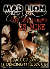 Mad Lion Hip Hop Reggae Is Mine Ghetto Gold Platinum Respect Gocard cartolina UNP