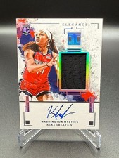 2025 Panini Impeccable WNBA Kiki Iriafen RC Elegance Patch Auto / 25 Mystics