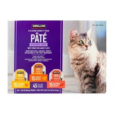 Kirkland Signature Pate Cat Food Variety, 3.5 Ounce (Pack of 45) 5.03 per gallon