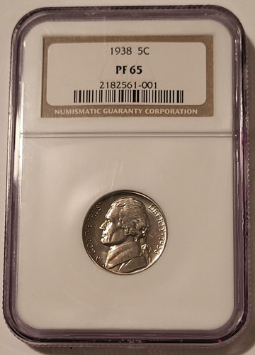 1938 Jefferson Nickel PF65 NGC Low Proof Mintage | eBay