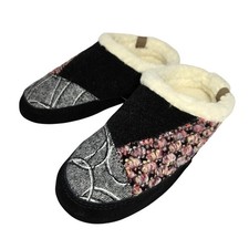Acorn Women's Patchwork Meadow Moccasin Slipper Size 5-6 NWT Mule